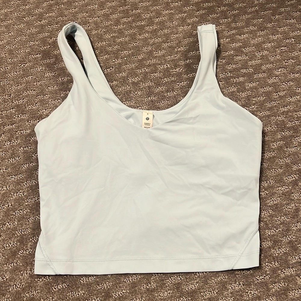 Light blue align tank top lululemon